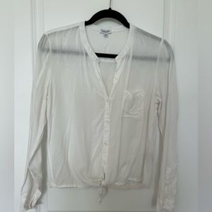 Splendid button down - tie at the bottom